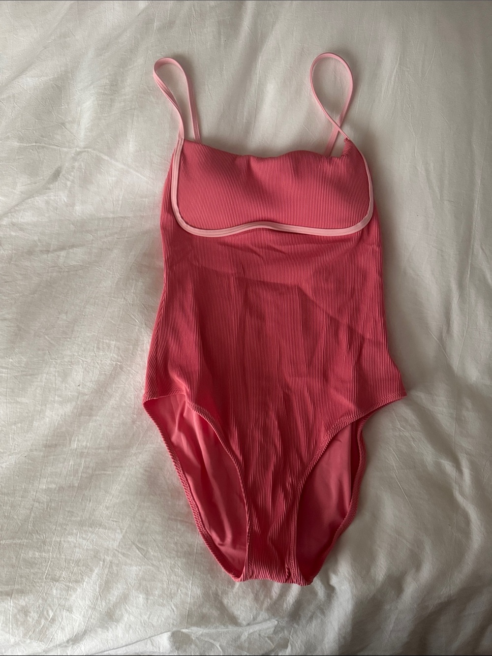 Aerie Binding Full Coverage Ribbed One Piece Swimsuit